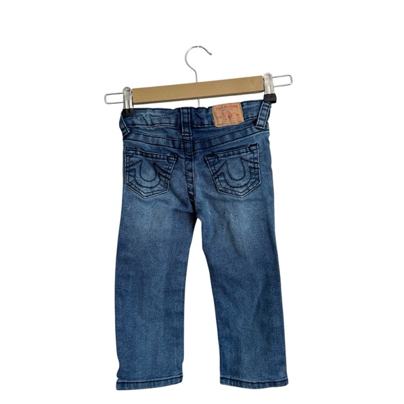 True Religion Geno Relaxed Slim Distressed Jeans Size 2T - Picture 2 of 6